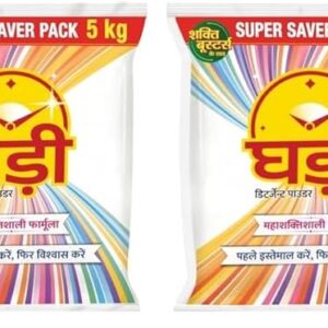 GHADI DETERGENT POWDER 5 KG (SUPER SAVER PACK) (Pack of 2)