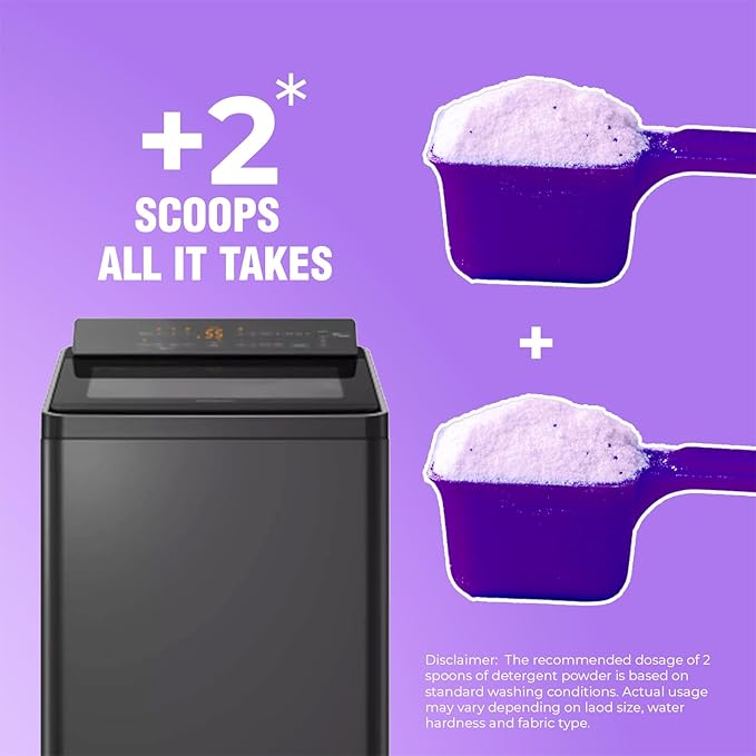 Advanced Top & Front Load Detergent Powder | Lavender Fragrance | Tough on Stains | Gentle on Fabrics | 5 kg Super Saver Pack - Image 3