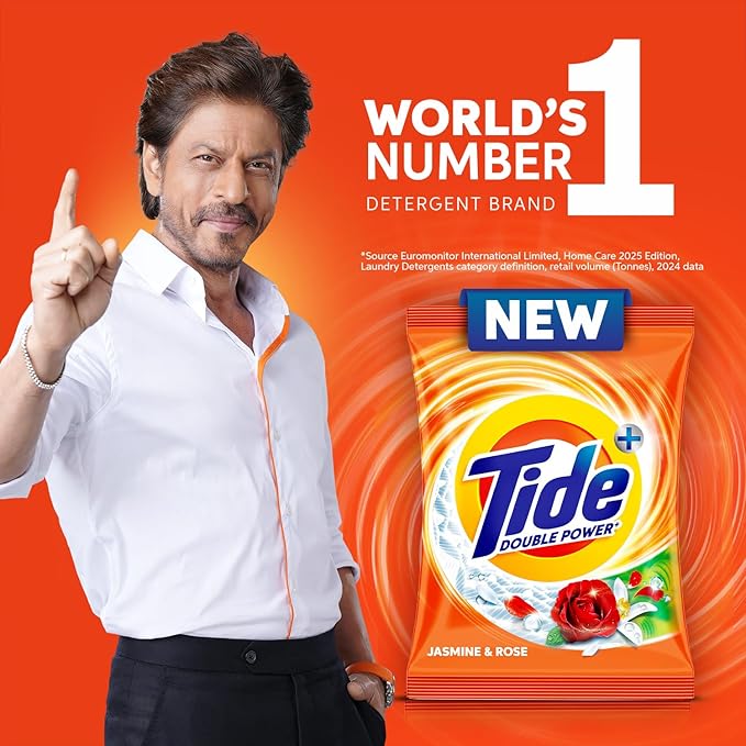 Tide Plus Detergent Washing Powder - 10kg Mega Saver Pack | Jasmine & Rose Fragrance | Removes deep-seated Oil, Gravy, Tea Stains | World's No. 1 Detergent Brand - Image 2