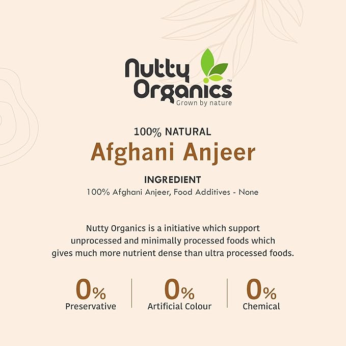 NUTTY ORGANICS Premium Dried Afghani Anjeer 1000 GM | Rich in Fiber | Rich in Nutrients | Packed with Fiber & Nutrients for a Healthier, Happier You | Anjeer Dry Fruit - Image 4