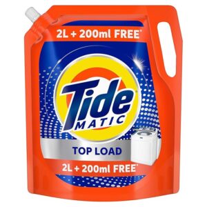 Tide Matic Liquid Detergent 2L + 200 ml FREE Top Load Washing Machine