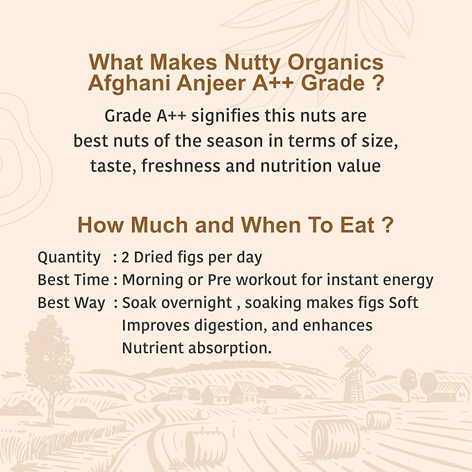 NUTTY ORGANICS Premium Dried Afghani Anjeer 1000 GM | Rich in Fiber | Rich in Nutrients | Packed with Fiber & Nutrients for a Healthier, Happier You | Anjeer Dry Fruit - Image 3