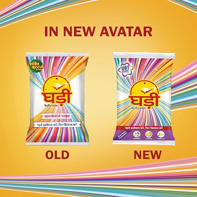 Ghadi Detergent Powder With Advance Dirt Blast Technology Tough Stain Removal & Refreshing Fragrance 5KG - Image 4