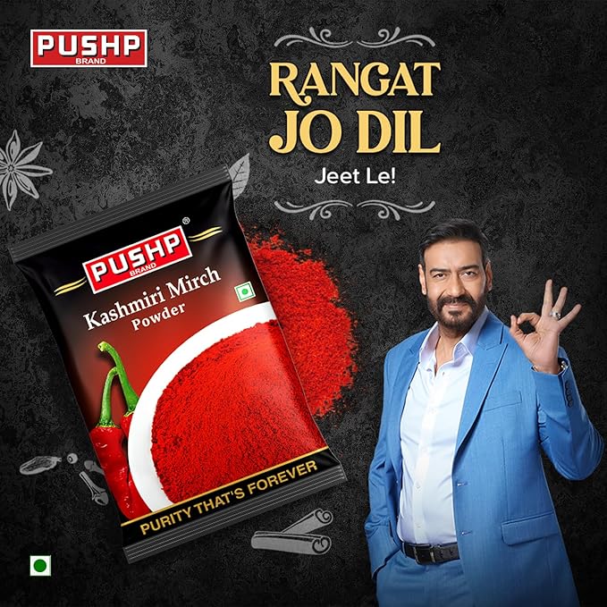 Pushp Brand Kashmiri Red Chilli Powder (Pouch Pack of 1, 500gm) - Image 5