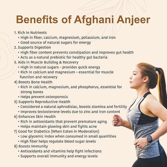 NUTTY ORGANICS Premium Dried Afghani Anjeer 1000 GM | Rich in Fiber | Rich in Nutrients | Packed with Fiber & Nutrients for a Healthier, Happier You | Anjeer Dry Fruit - Image 5